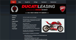 Desktop Screenshot of ducatileasing.com